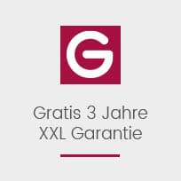 Gratis 3 Jahre XXL Garantie